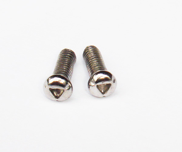 M3.5*10mm Pan Head Triangle Bolt, Steel, Chrome Plated 三角穴螺丝 铁 镀铬