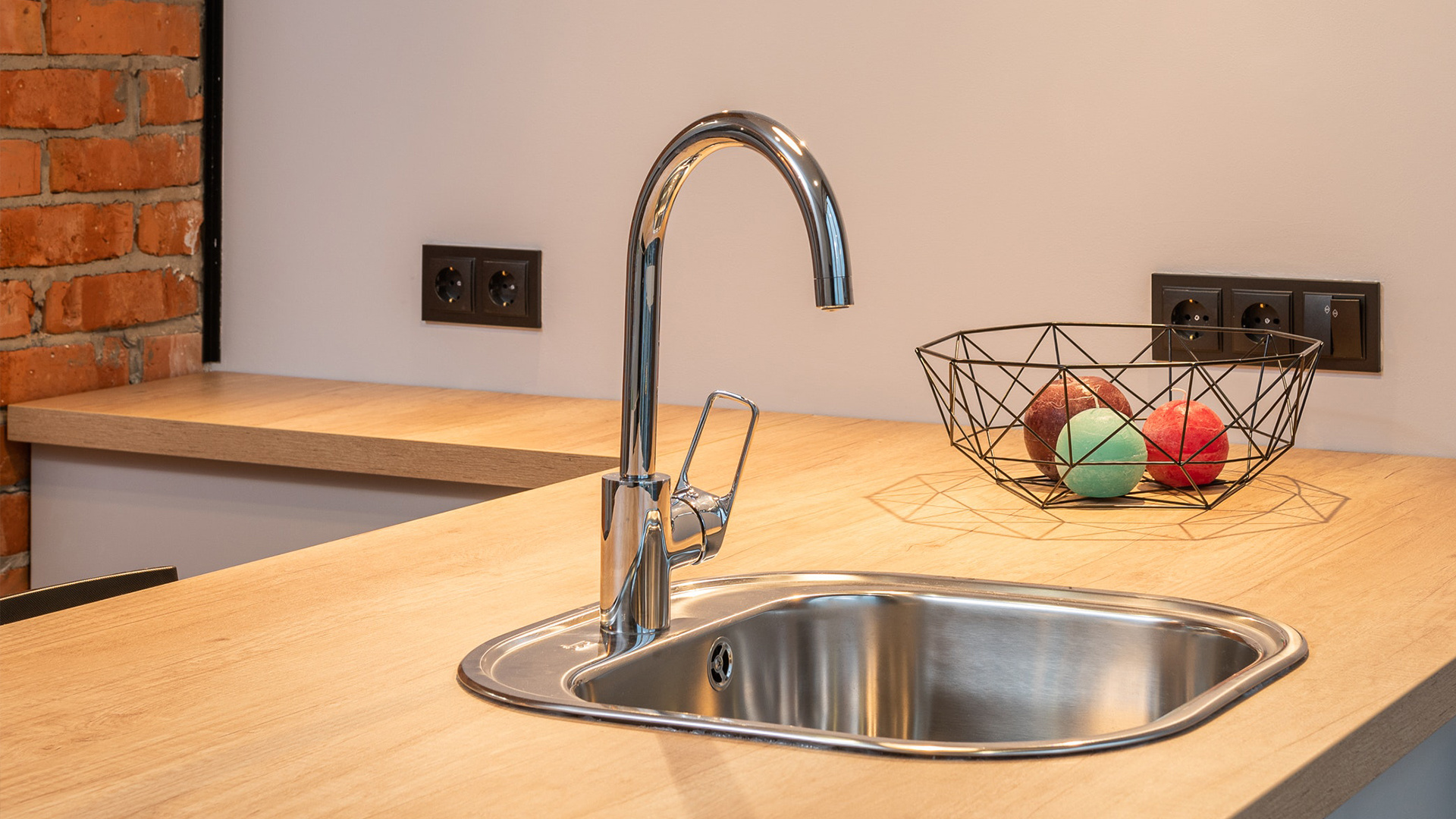 Stainless Steel Single Handlekitchen Faucet