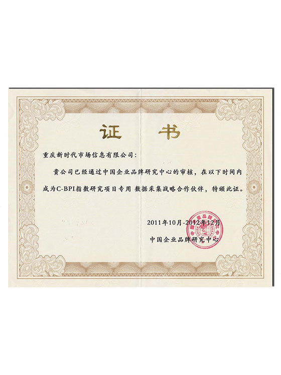 中國企業品牌研究中心-戰略合作伙伴