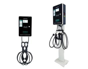 7KW  壁掛式/立柱式交流充電樁（雙槍）
