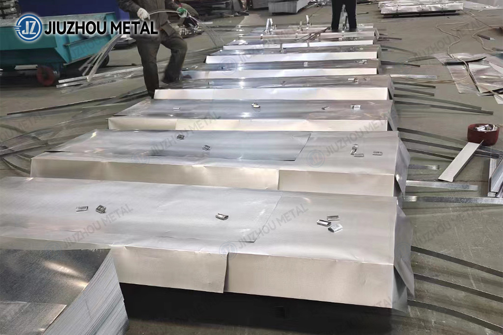 Steel Plate Packaging Process