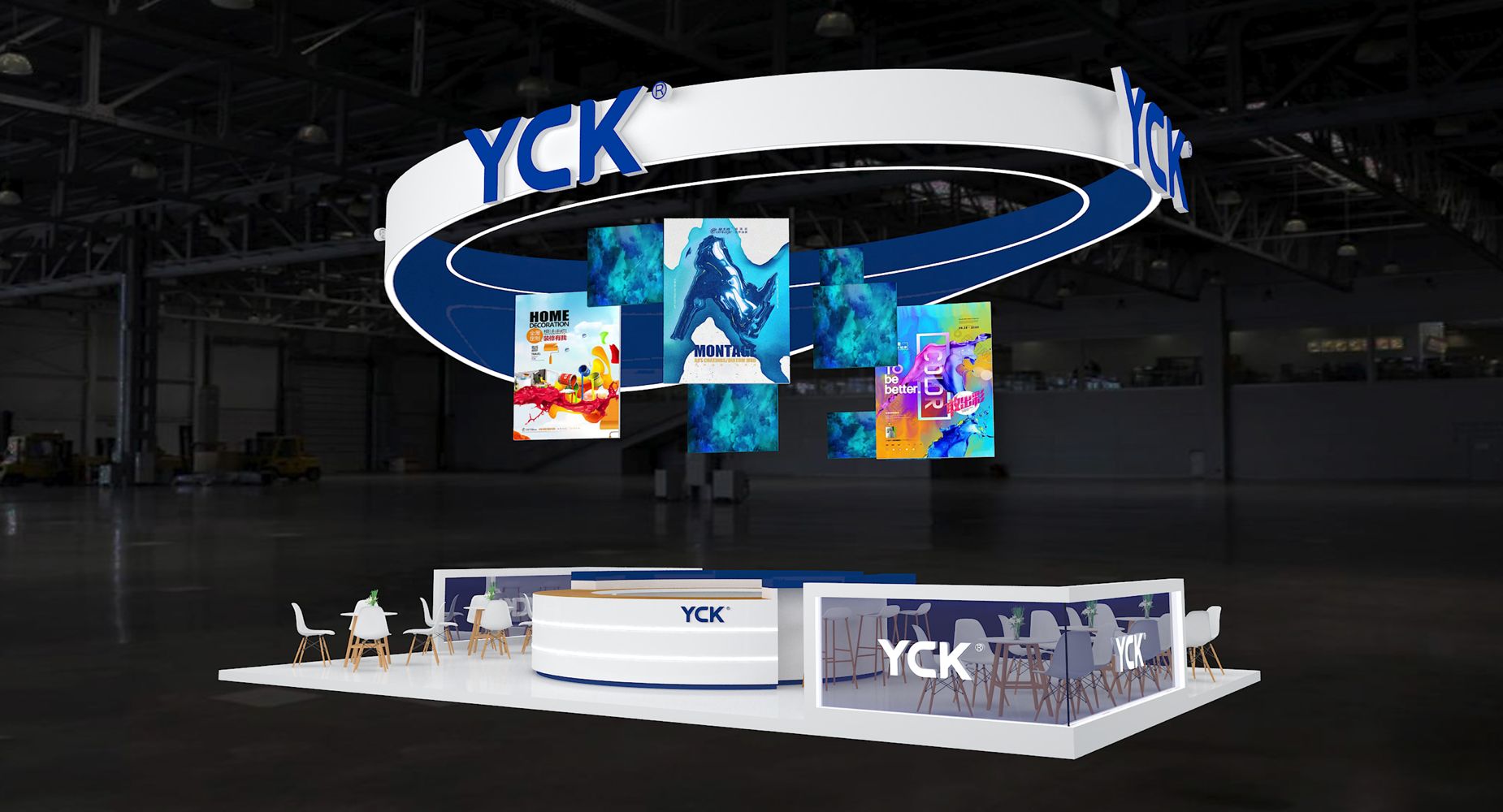 YCK展席2023巴基斯坦国际涂料展览