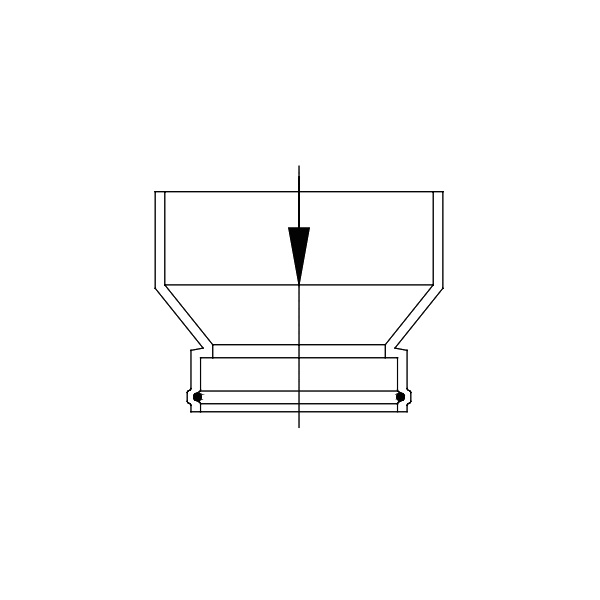Bell-type forward inlet