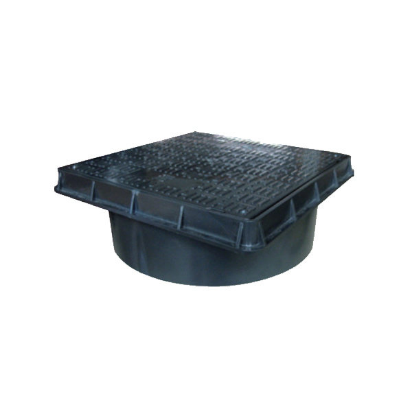 Square manhole cover and seat (rainwater)