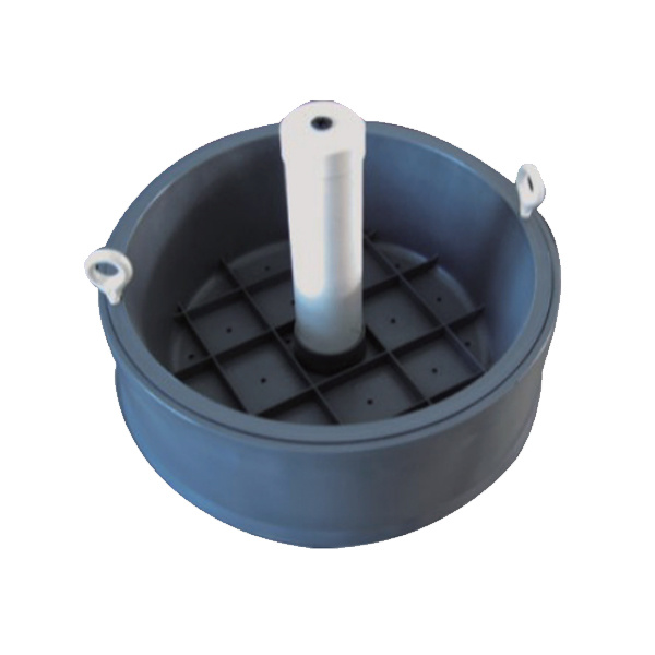 Circular flowerpot manhole cover and seat (rainwater)