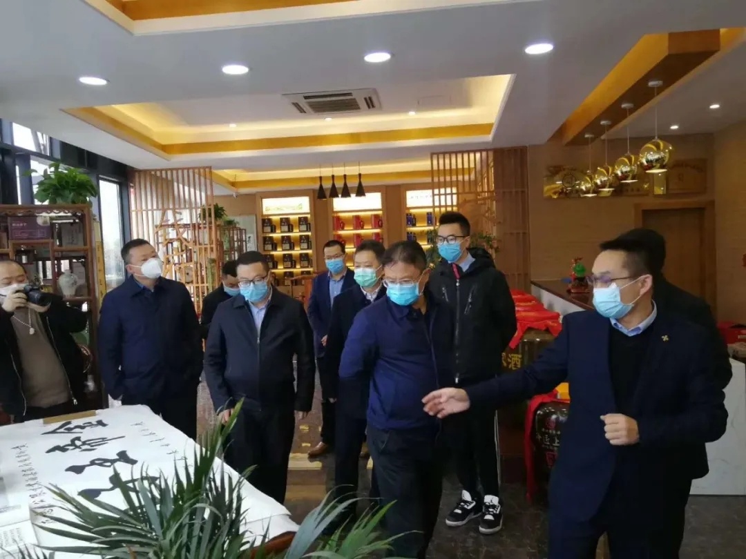 播州区区委书记陈松一行 