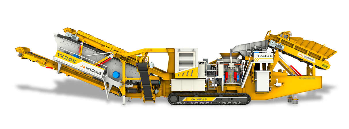 TRACKED MOBILE CONE CRUSHING AND SCREENING STATION TX3CE