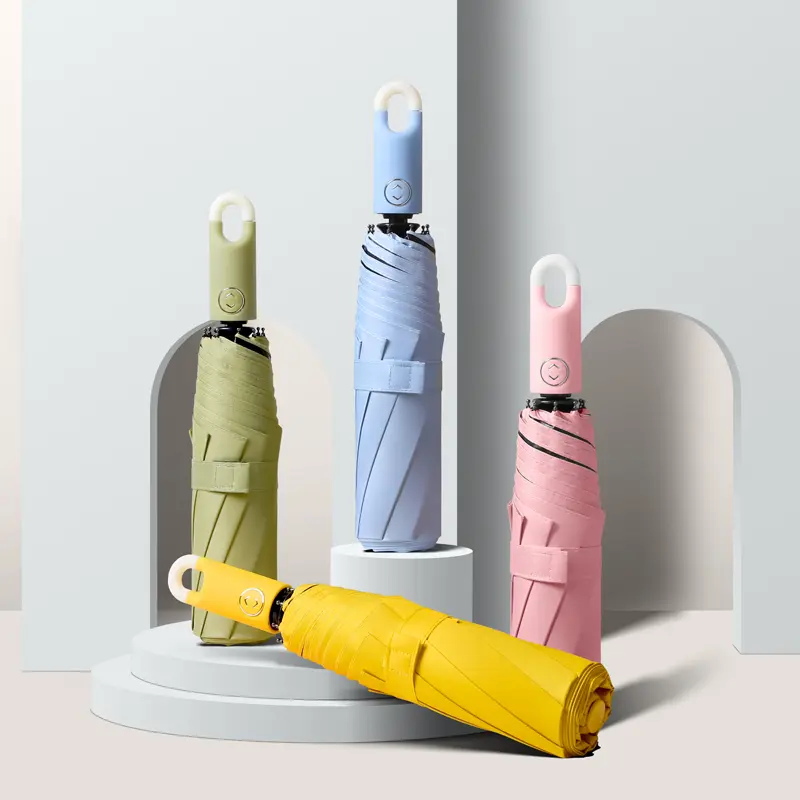 Vinyl automatic hanging umbrella
