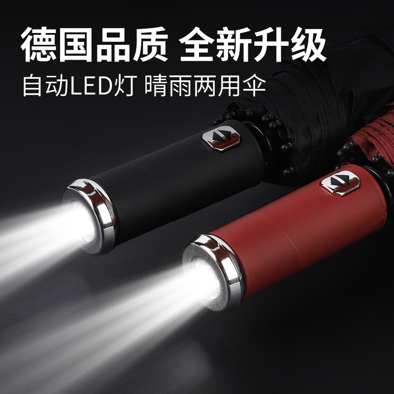Flashlight umbrella