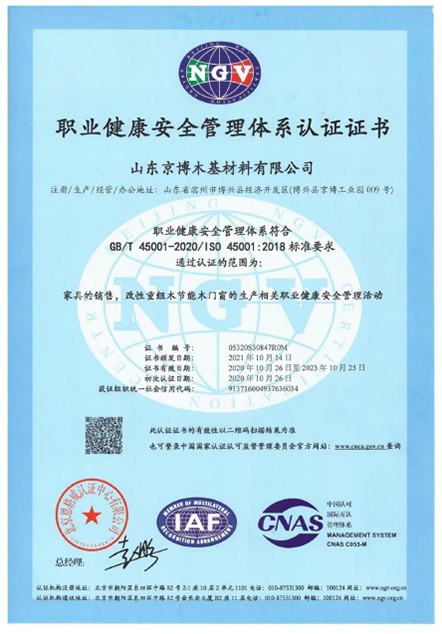 Occupational Health and Safety Management System Certification Occupational Health and Safety Management System Certification