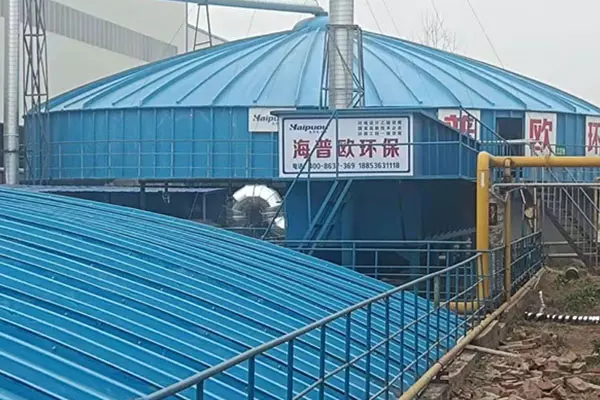蘭鳳針織集團(tuán)印染污水和廢氣處理設(shè)備現(xiàn)場