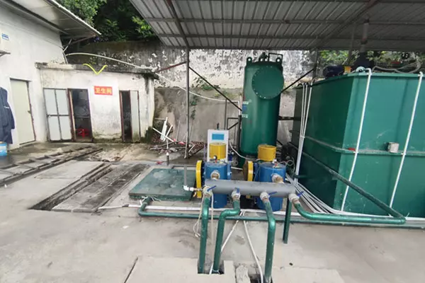 The slaughter wastewater treatment of Shanwei Luhe Meat Joint Plant meets the standards
