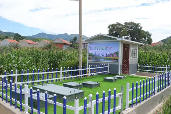 Rural domestic sewage collection and treatment engineering equipment meets the discharge standards