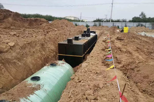 Installation site of sewage treatment in Linyi Mental Hospital