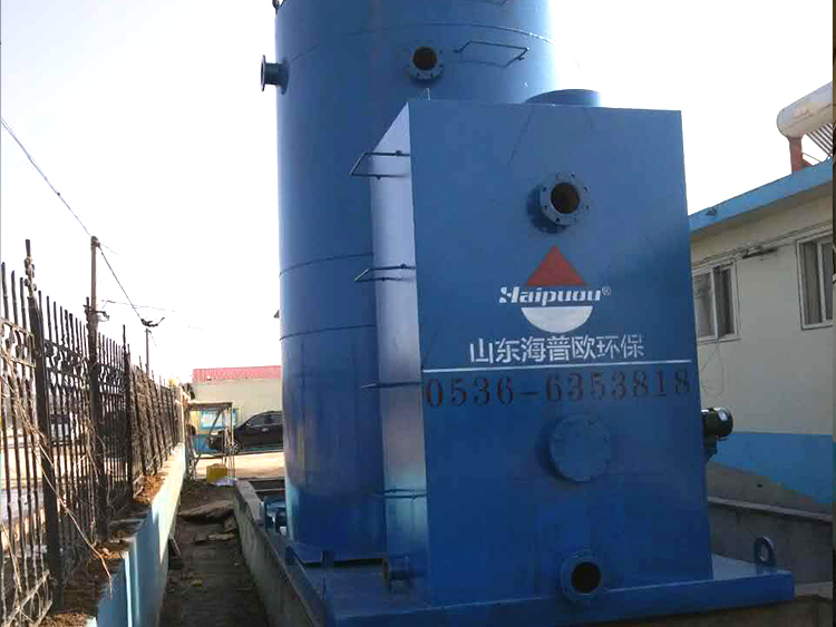Qingdao Pickle Sewage Treatment Equipment Project Site