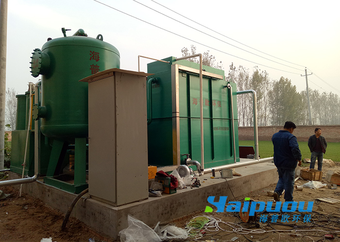 On site pictures of cleaning wheat wastewater treatment equipment