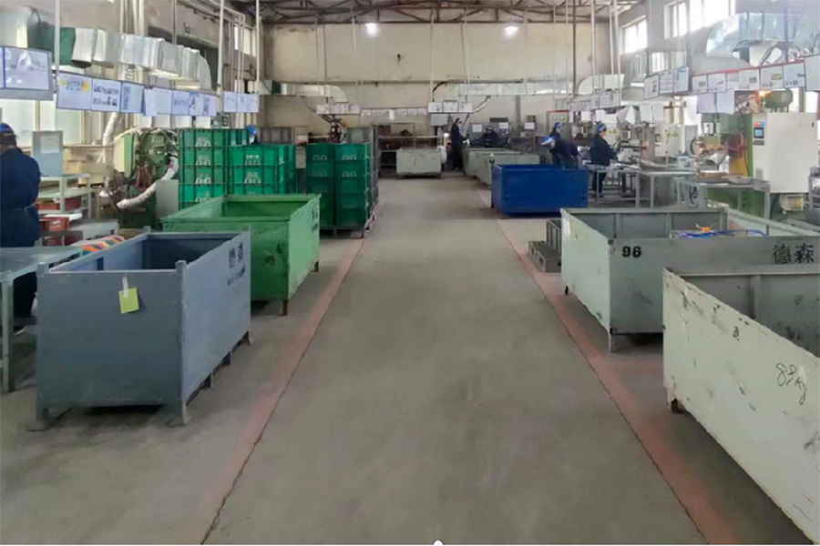A corner of the welding workshop