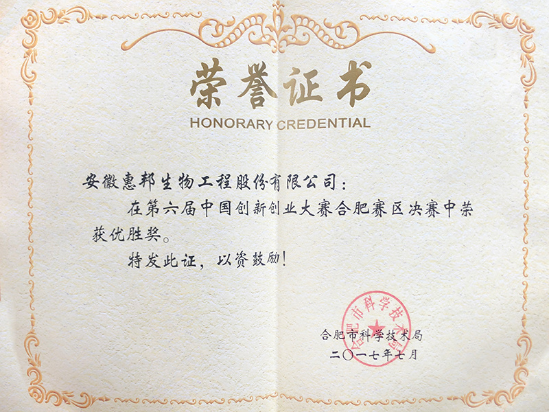 honor certificate