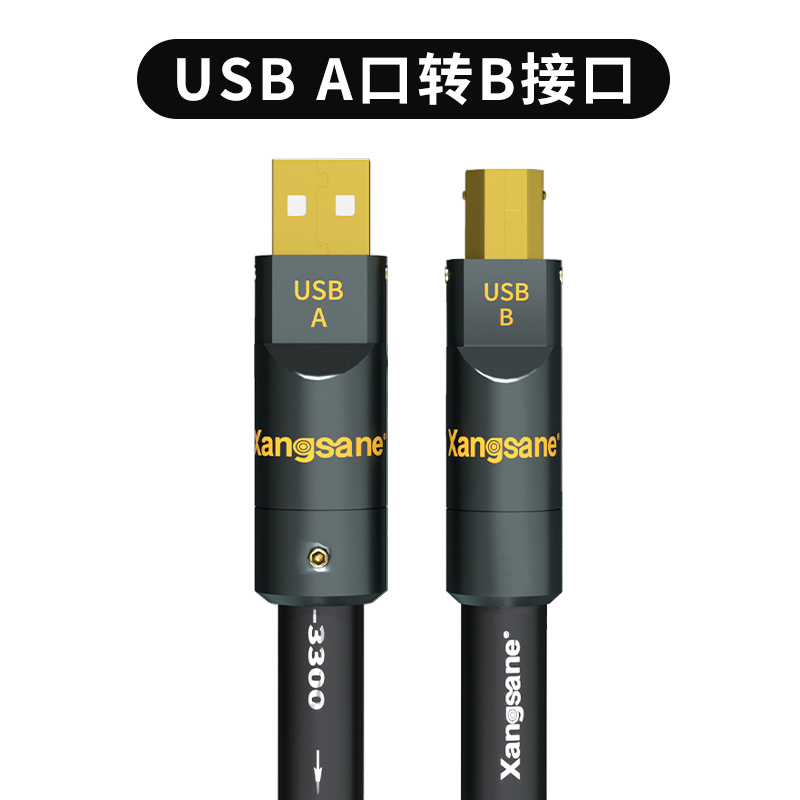 Xangsane/象神 单晶铜USB音频线 XS-3300-USB