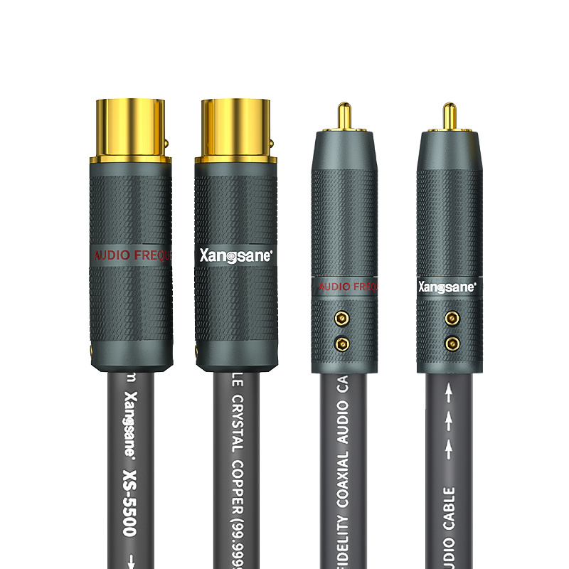 Xangsane/象神 6N单晶铜卡侬转RCA线 XS-5500-RCA-XLR