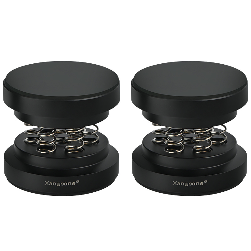 Xangsane/Elephant God Aluminum Alloy Shock-Absorbing Foot Pads for Audio Amplifiers and Floor-Standing Speakers, Spring Shock Absorption Foot Spikes and Stands