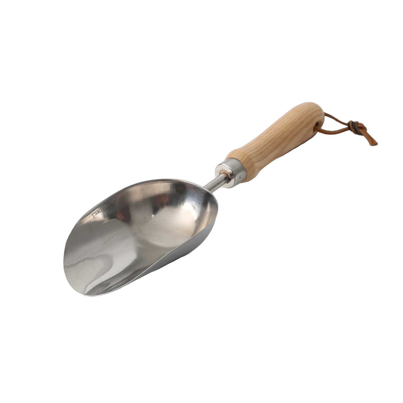Gardening Tools Deep Cavity Stainless Steel Soil Scoop Hand Potting Scoop
