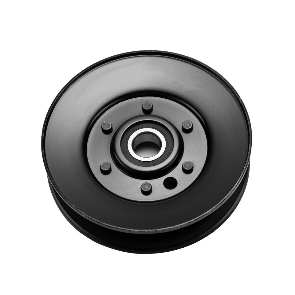 5 Inch Dia 17mm Bore Steel V-Groove Idler Pulley Replacement for Exmark Toro 1-603805
