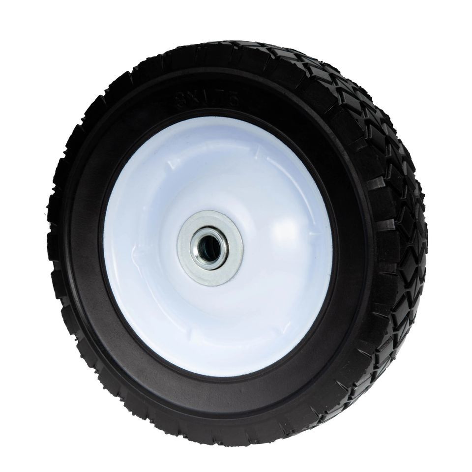 Wheel 8X175 Diamond Thread Steel Hub Semi-Pneumatic for Lawn Mower