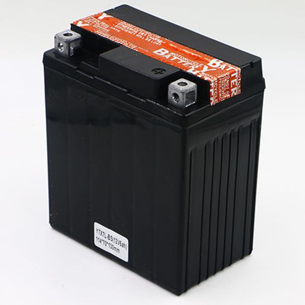 Bateria de motocicleta de chumbo-ácido sem manutenção Ytx7l-Bs