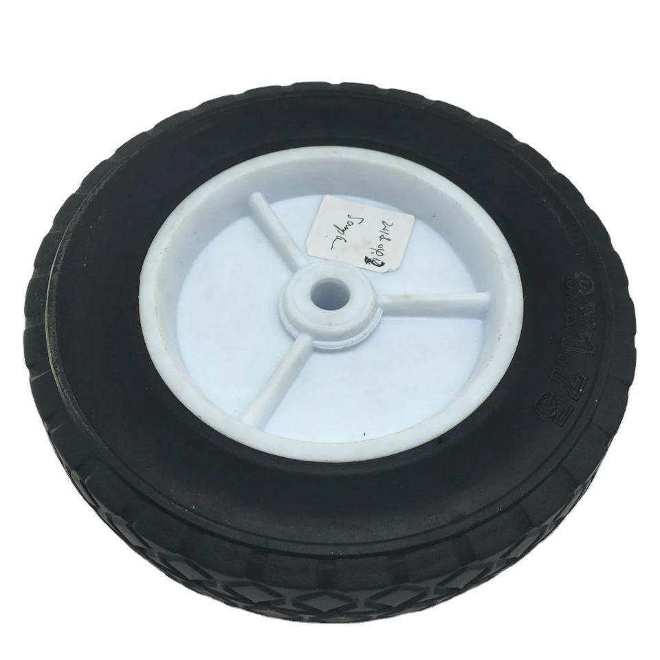 Cortador de grama 6" 7" 8" Aro de plástico de diamante Roda de borracha sólida