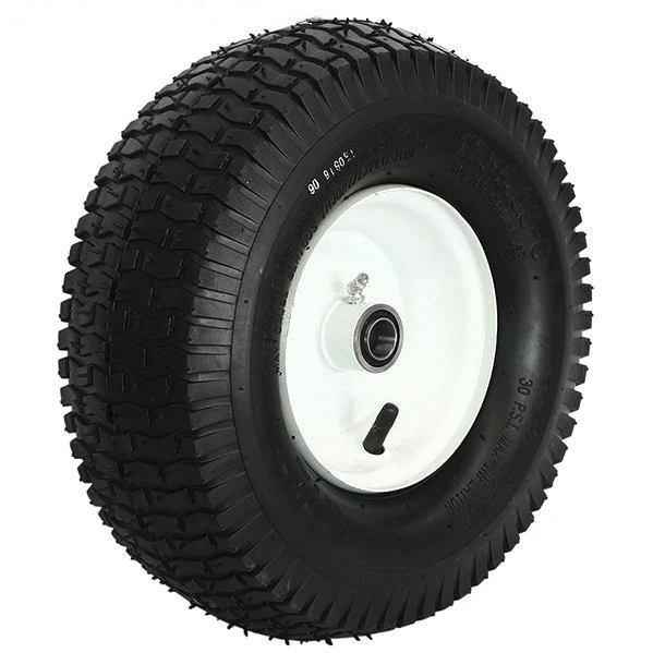 Rodas de borracha pneumáticas para cortador de grama de gramado 13X5.00-6"