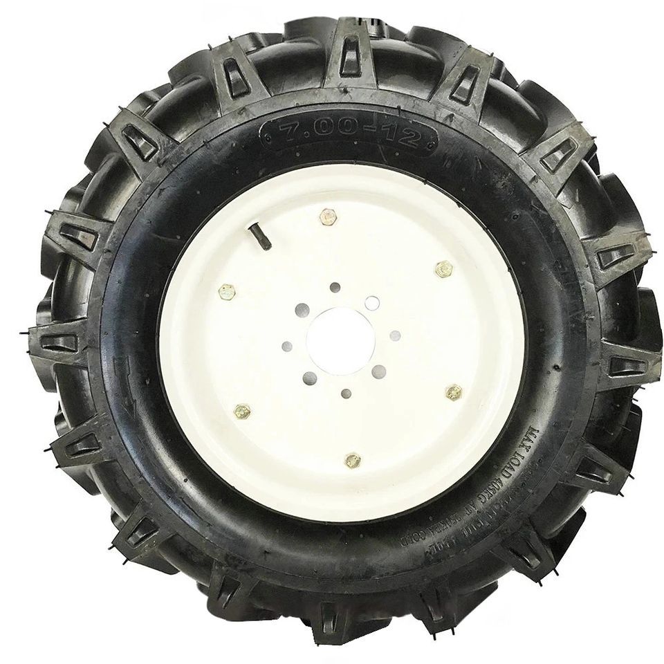 Pneu Pneumático com Aro para Trator 350-6 400-6 400-10 500-12 600-12 700-12