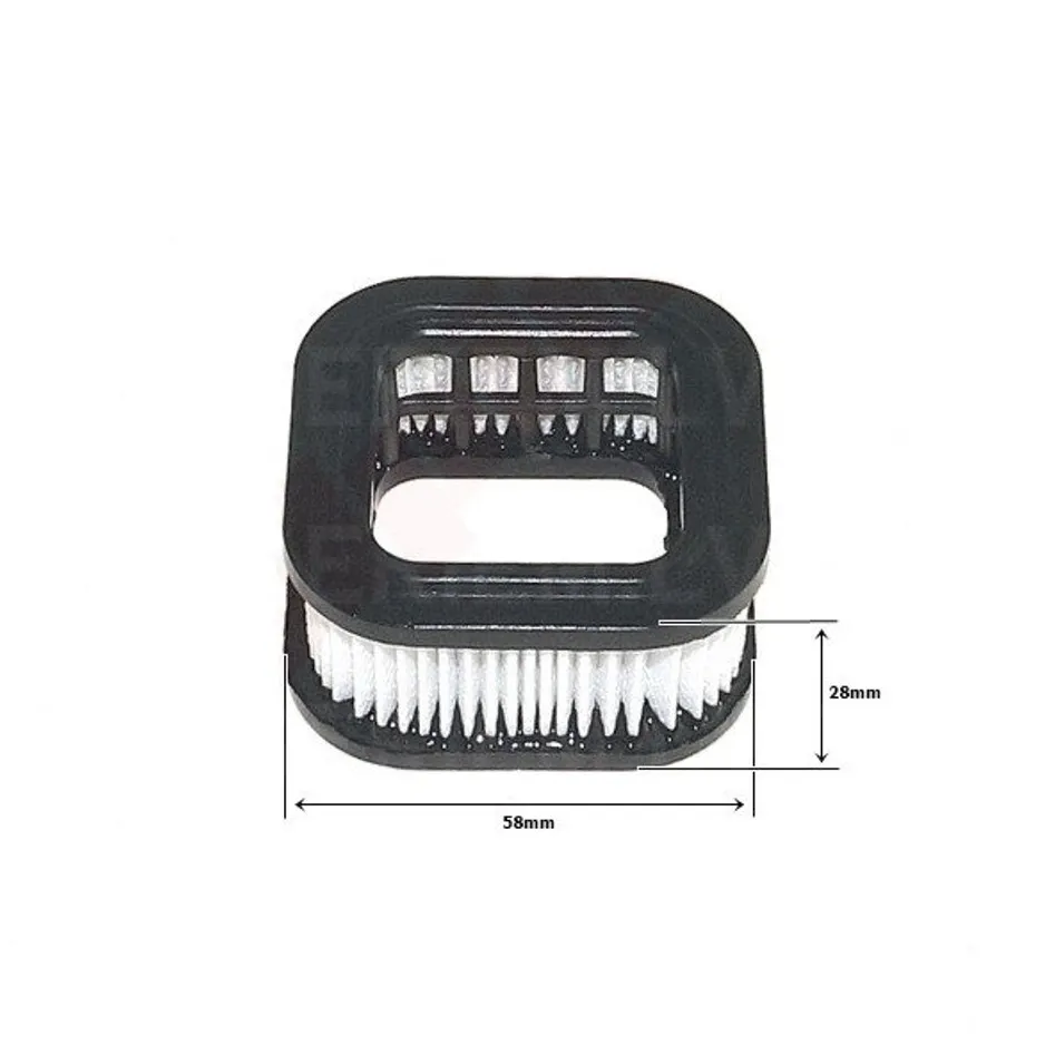 Filtro de ar pequeno adequado para motosserras 4500 5200 5800 45CC 52CC 58CC