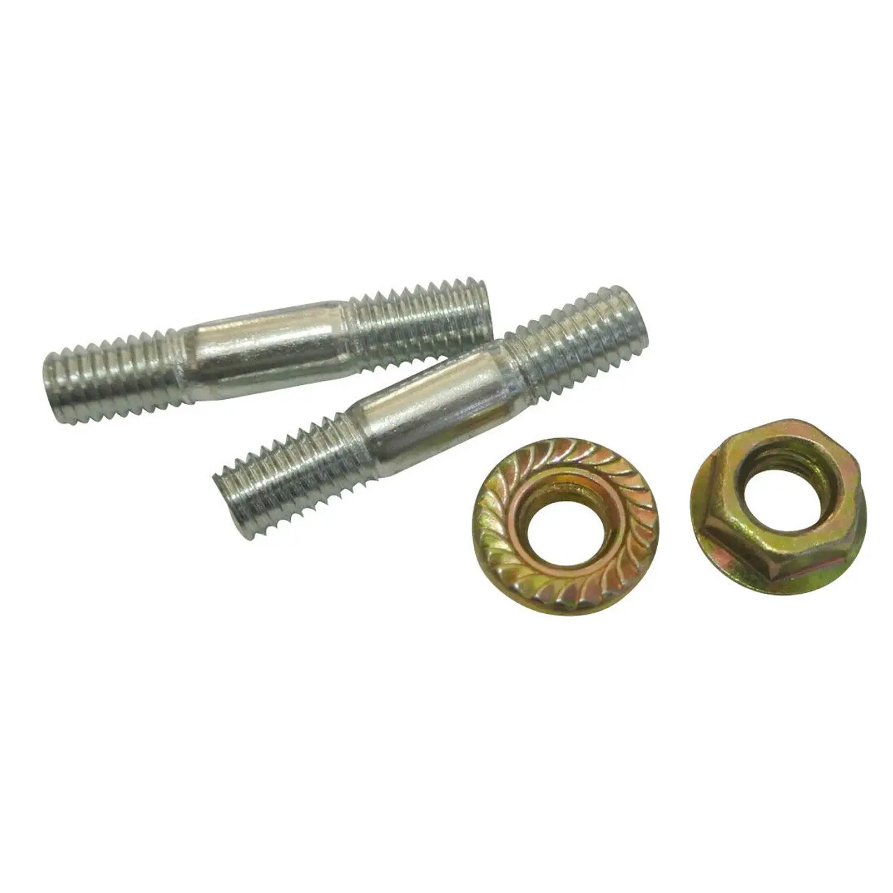 Conjunto de pinos e porcas de barra de corrente 2 peças, compatível com motosserras 4500 5200 5800 45CC 52CC 58CC