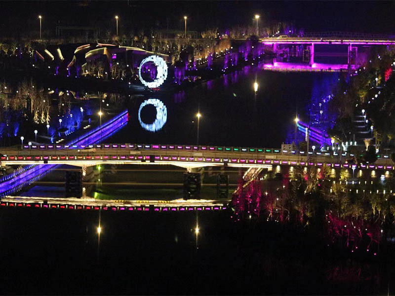 朝阳桥夜景