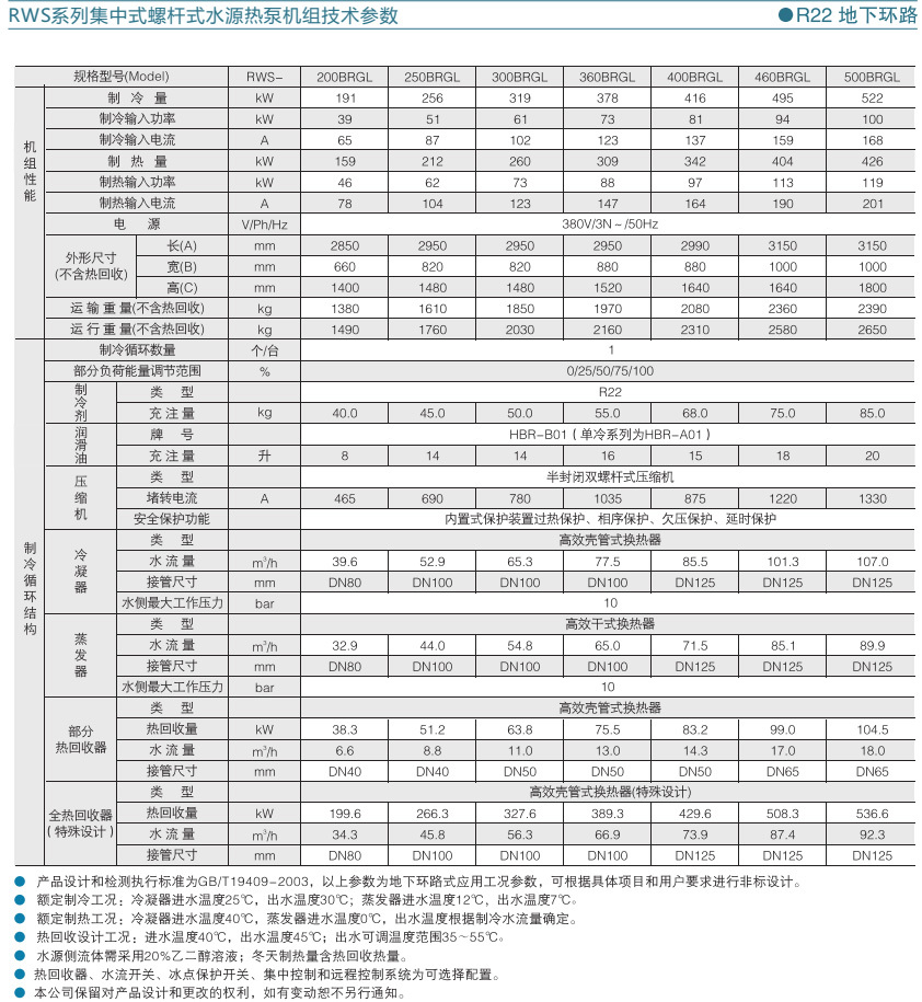 螺杆式水源热泵机组