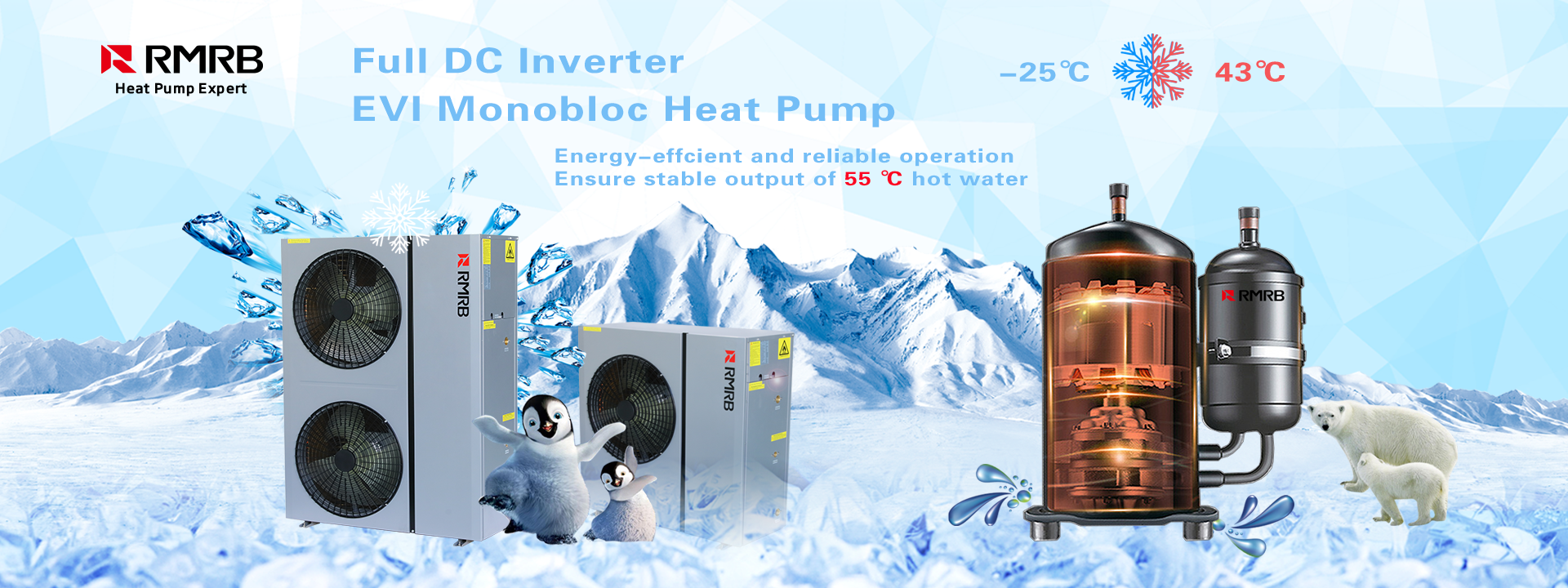 Digital Inverter Hot And Cold Water Units