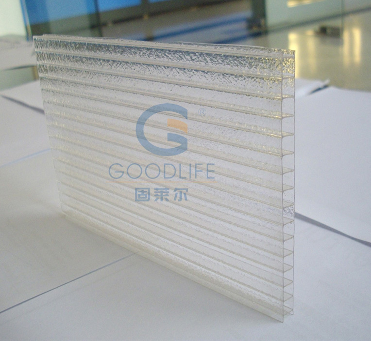 Clear polycarbonate frosted sheet