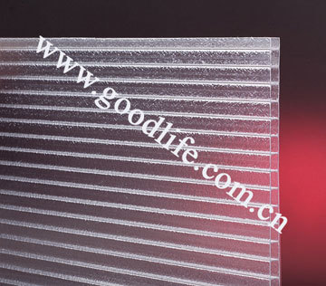 Clear polycarbonate frosted sheet