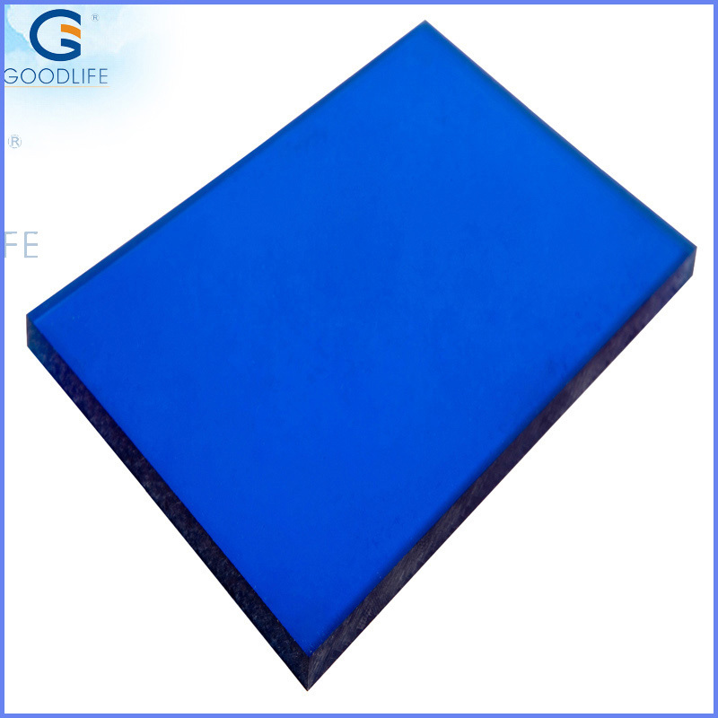 Bule polycarbonate solid sheet