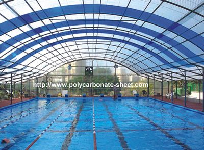 Swimming pool sun shed