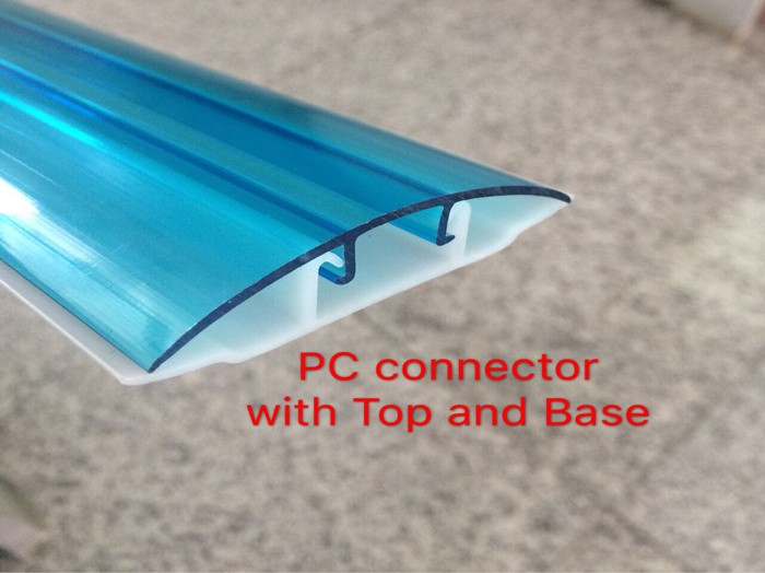 Polycarbonate connector profile