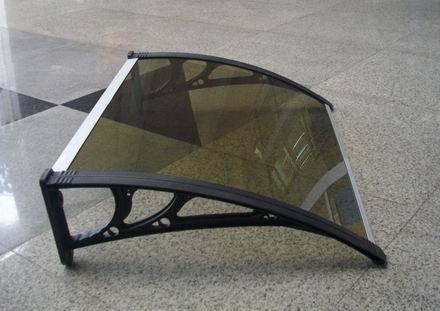 Bronze polycarbonate awning