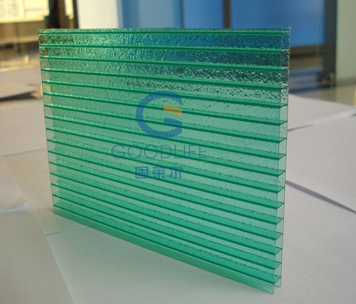Green polycarbonate frosted sheet