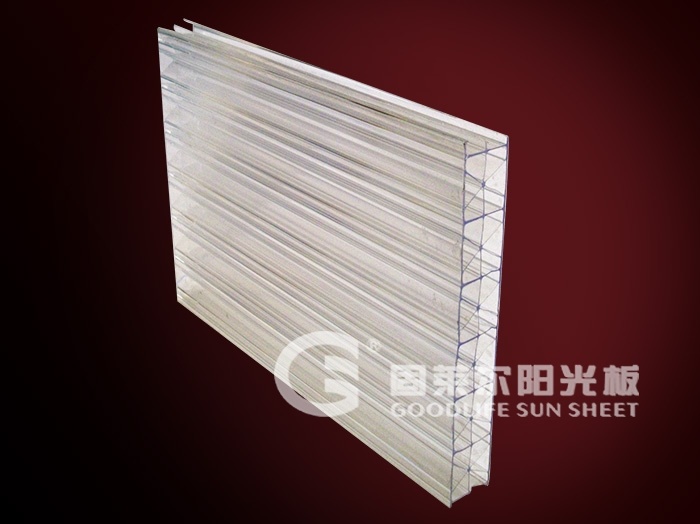 Polycarbonate Multi-Wall Sheet-PC Multi-Wall Sheet-Three X-type transparent solar panels