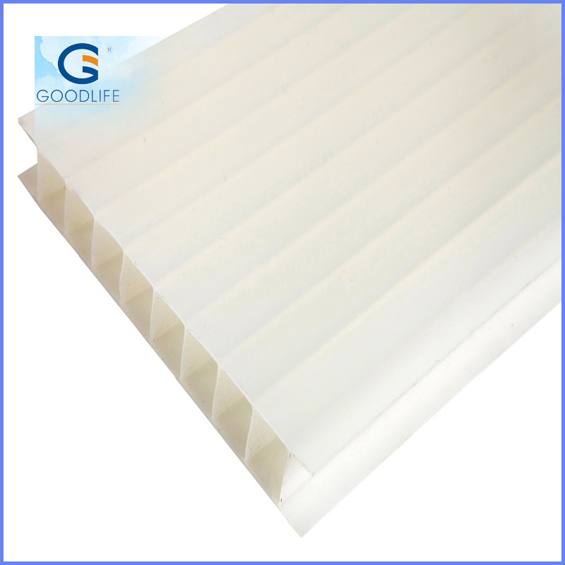 White Polycarbonate twin-wall hollow sheet