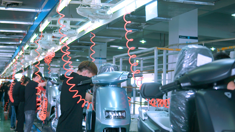 What are the safety measures for the new motorcycle?
