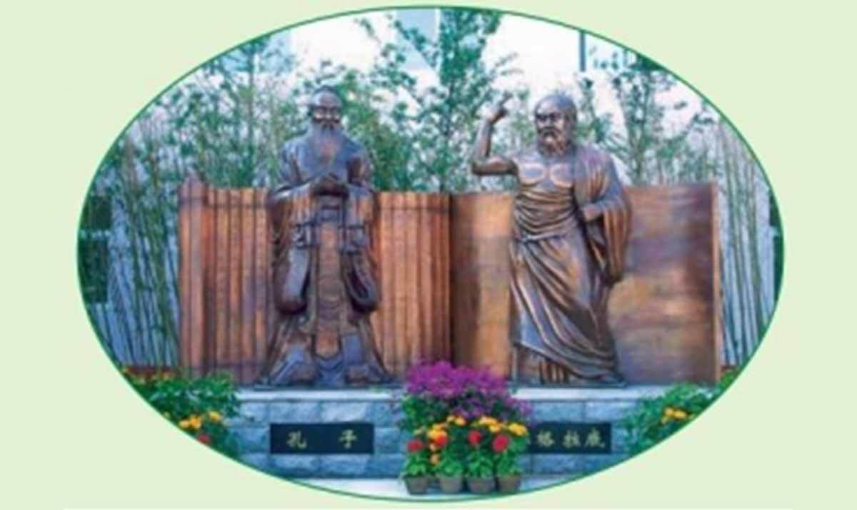 北京大兴八中校园文化丨铜雕