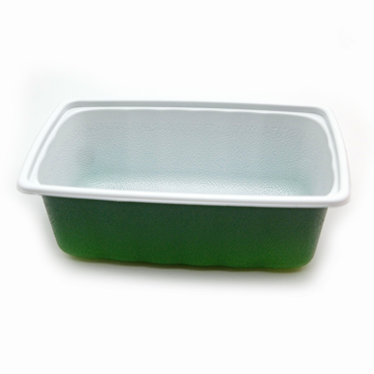 源厂定制环保微波炉PP 3格食品容器一次性塑料便当盒（三个尺寸七个颜色分开上）