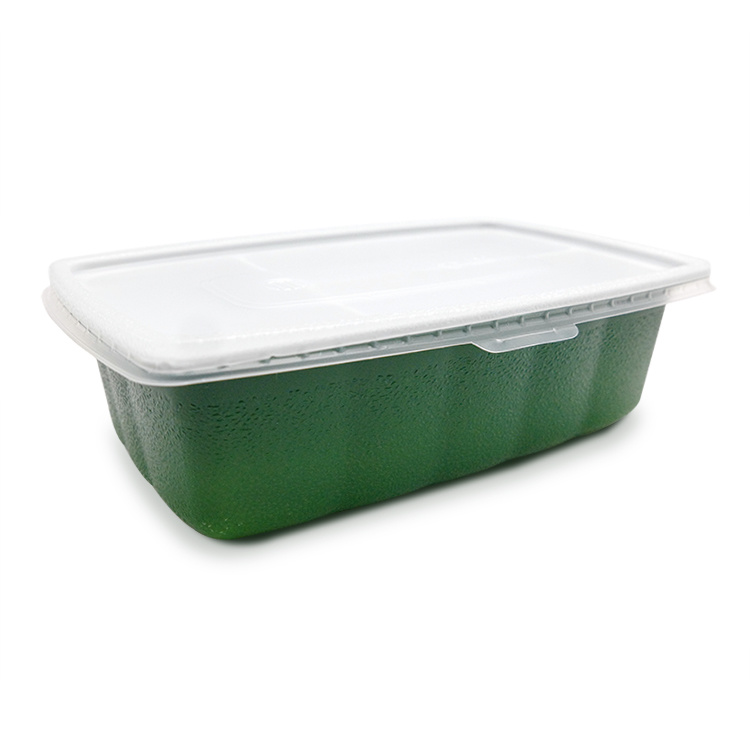 源厂定制环保微波炉PP 3格食品容器一次性塑料便当盒（三个尺寸七个颜色分开上）